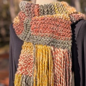 Handknit Winter Scarf